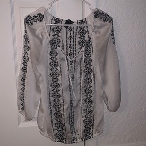 White House Black Market tunic blouse